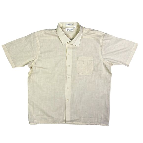 Bronzini Men’s Size XL Short Sleeve Button-up VTG Style Shirt NWOT - Picture 3 of 8